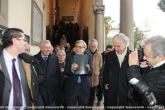 Taglio del nastro delle mostre con Vittorio Sgarbi
