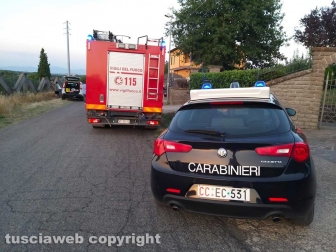 Montefiascone - Moto contro auto