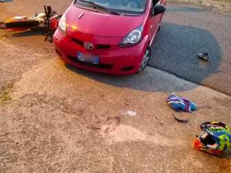 Montefiascone - Moto contro auto