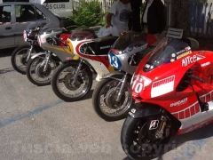 Moto d\'epoca a Spoleto