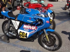Moto d\'epoca a Spoleto