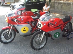 Moto d\'epoca a Spoleto