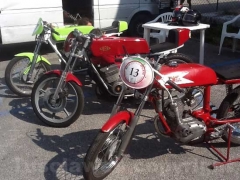 Moto d\'epoca a Spoleto