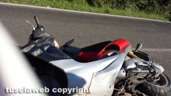 Viterbo - Moto fuori strada sulla Teverina
