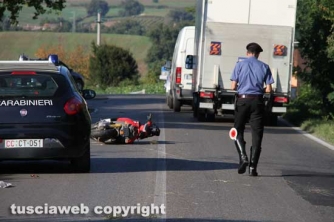 Viterbo - Moto fuori strada sulla Teverina