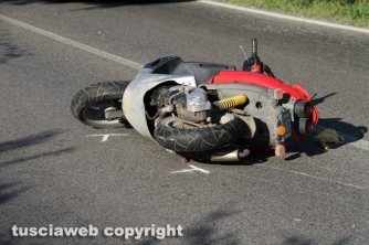 Viterbo - Moto fuori strada sulla Teverina