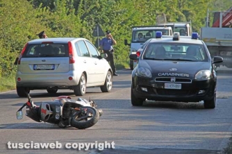 Viterbo - Moto fuori strada sulla Teverina