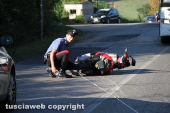 Viterbo - Moto fuori strada sulla Teverina