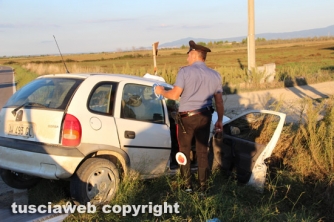 Tuscania - Moto si schianta contro auto, due morti
