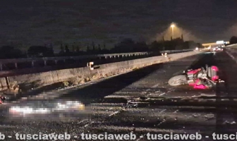 Motociclista muore sulla superstrada, traffico bloccato in direzione Orte