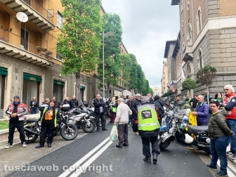 Viterbo - La decima edizione del motoraduno "Città dei Papi"