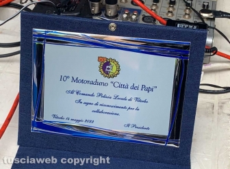 Viterbo - La decima edizione del motoraduno "Città dei Papi"