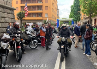 Viterbo - La decima edizione del motoraduno "Città dei Papi"