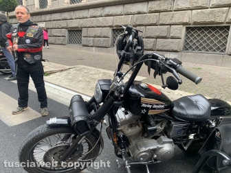Viterbo - La decima edizione del motoraduno "Città dei Papi"