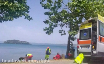Uomo muore al lago di Bolsena