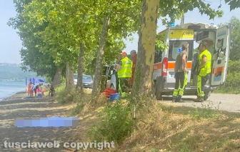 Uomo muore al lago di Bolsena
