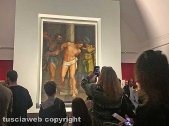 Inaugurazione della mostra su Michelangelo