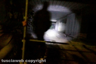 Nei sotterranei del "Colosseo"