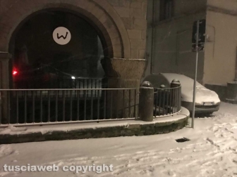 Viterbo - Nella bufera di neve