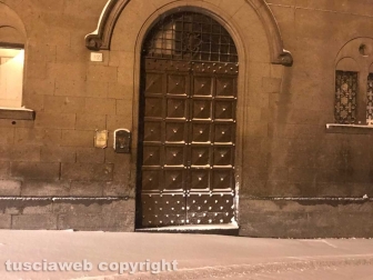 Viterbo - Nella bufera di neve