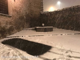 Viterbo - Nella bufera di neve