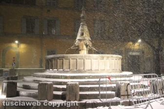 Viterbo - Nella bufera di neve