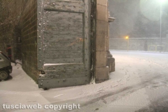 Viterbo - Nella bufera di neve