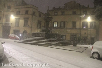 Viterbo - Nella bufera di neve