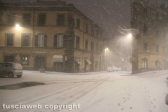 Viterbo - Nella bufera di neve