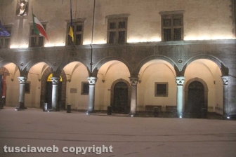 Viterbo - Nella bufera di neve