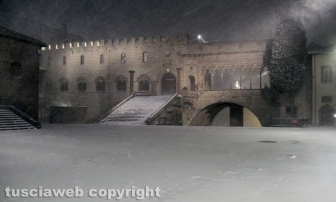 Viterbo - Nella bufera di neve