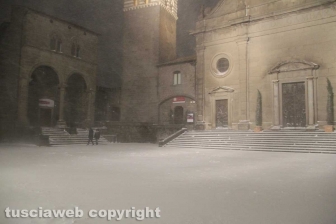 Viterbo - Nella bufera di neve