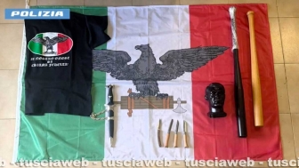 Neofascismo online - Il materiale sequestrato