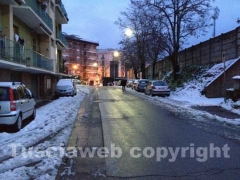 Neve a Viterbo il giorno dopo