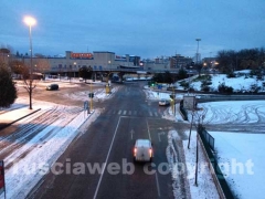 Neve a Viterbo il giorno dopo