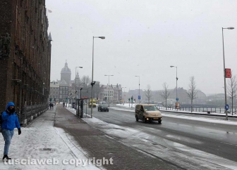 Maltempo - Neve anche ad Amsterdam