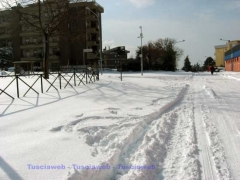 Neve al Carmine - Viterbo - 11 febbraio - Silvia Tomassini