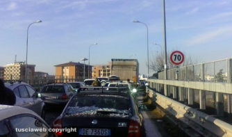 Viterbo - Incidente sul semianello