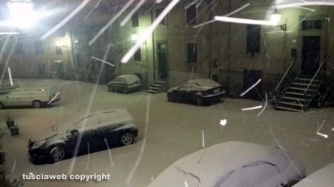 San Martino sotto la neve