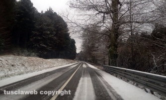 La neve sulla Cimina