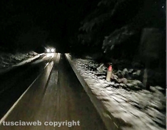 Maltempo - Neve sulla Cimina