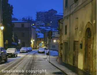 Maltempo - Neve ad Acquapendente