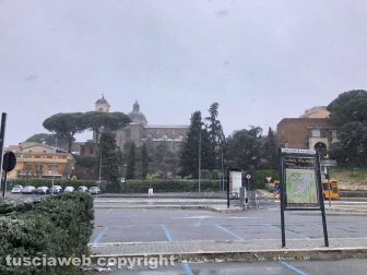 La neve a Viterbo