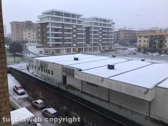 La neve a Viterbo