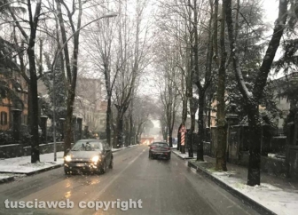 La neve a Viterbo