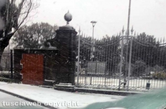 La neve a Viterbo