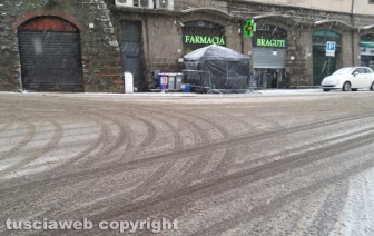 La neve a Montefiascone