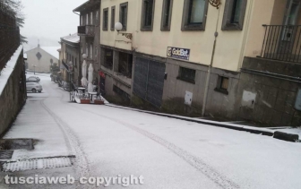 La neve a Montefiascone