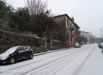 La neve a Montefiascone