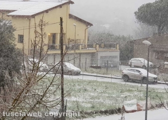 La neve a Vitorchiano